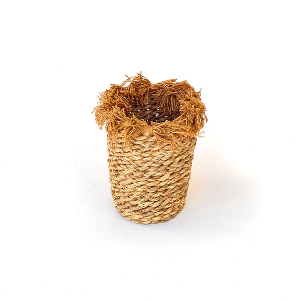 Halfa basket planting. سلة حلفا كأس زرع