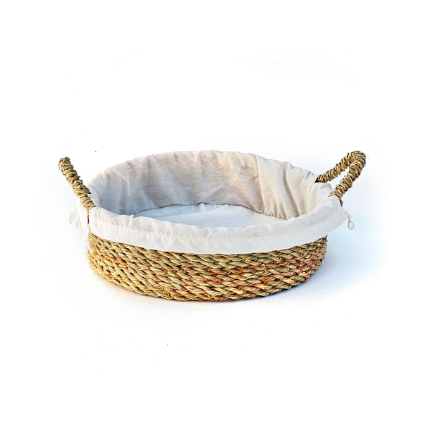 Halfa plate round - Ayasha. طبق حلفا دائري - عياشة