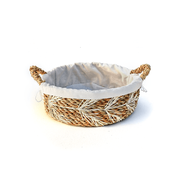 Halfa round embroidered plate Aisha طبق حلفا دائري مطرز عياشة