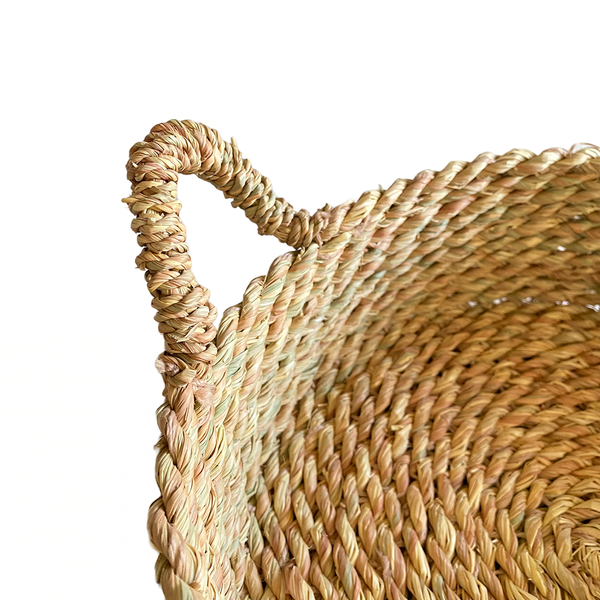 Halfa plate round - Ayasha. طبق حلفا دائري - عياشة