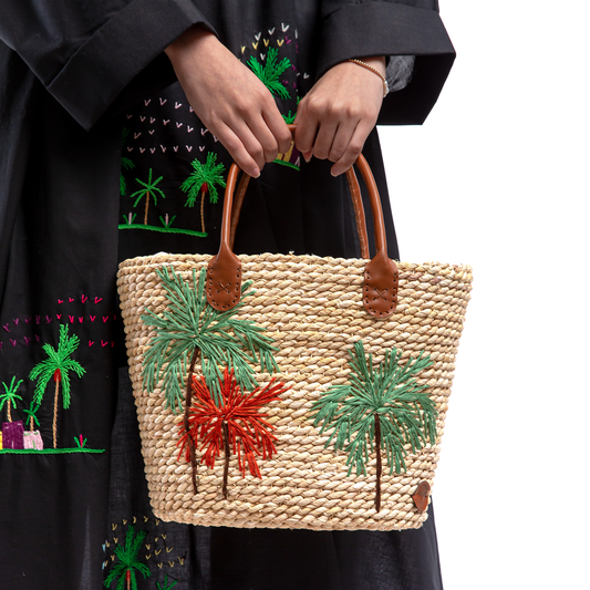 Rustic Embroidered Corn Bag حقية ذرة مطرزة ريفي