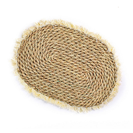 Placemat oval Halfa with ouya مفرش اطباق حلفا بيضاوي بقوية