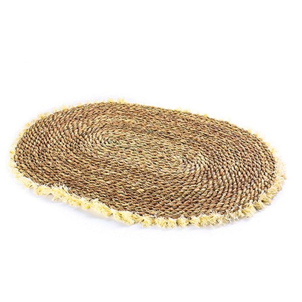 Placemat oval Halfa with ouya مفرش اطباق حلفا بيضاوي بقوية