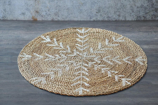 Embroidered Halfa carpet سجادة حلفا مطرزة