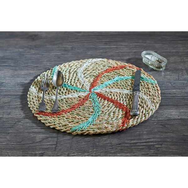 Embroidered Halfa Placemats G. مفرش اطباق حلفا مطرز