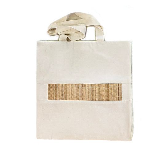 Fabric Laptop Bag with Embroidered Arjun حقيبة لاب توب قماش مع عرجون مطرز