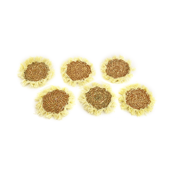 Coasters Halfa with ouya W  قاعدة أكواب حلفا بأويه ابيض